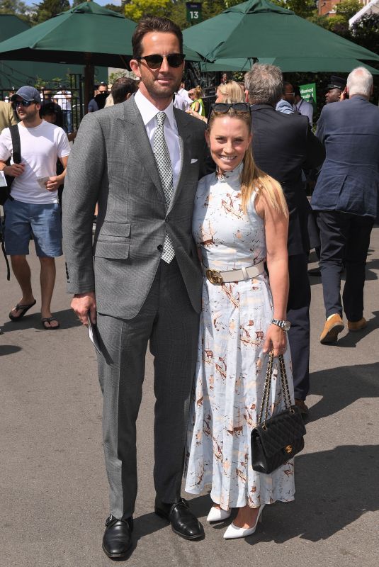 GEORGIE THOMPSON at Wimbledon 2019 Tennis Championships in London 07/06/2019