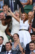 GERI HALLIWELL at Royal Box on Centre Court in Wimbledon 07/05/2019