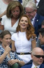 GERI HALLIWELL at Royal Box on Centre Court in Wimbledon 07/05/2019