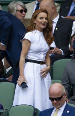 GERI HALLIWELL at Royal Box on Centre Court in Wimbledon 07/05/2019
