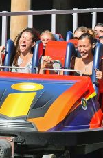 GIGI and BELLA HADID at Disneyland in Anaheim 07/06/2019
