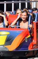 GIGI and BELLA HADID at Disneyland in Anaheim 07/06/2019