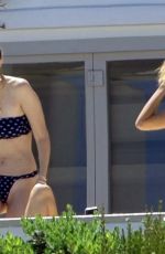 GIGI and BELLA HADID at Their Villa on Mykonos Island 07/28/2019