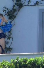 GIGI and BELLA HADID at Their Villa on Mykonos Island 07/28/2019