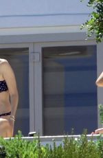 GIGI and BELLA HADID at Their Villa on Mykonos Island 07/28/2019