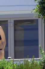 GIGI and BELLA HADID at Their Villa on Mykonos Island 07/28/2019