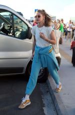 GIGI HADID Arrives at Airport in Mykonos 07/26/2019