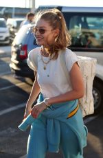 GIGI HADID Arrives at Airport in Mykonos 07/26/2019