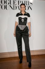 GIGI HADID at Vogue Dinner Party at Paris Haute Couture Week 07/02/2019