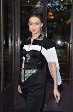 GIGI HADID at Vogue Magazine Dinner in Paris 07/02/2019