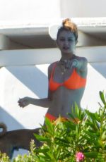 GIGI HADID in Bikini on Mykonos Island 07/27/2019