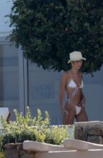GIGI HADID in Bikini on Vacation in Mykonos 07/28/2019