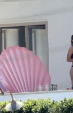 GIGI HADID in Bikini on Vacation in Mykonos 07/28/2019
