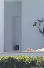 GIGI HADID in Bikini on Vacation in Mykonos 07/28/2019