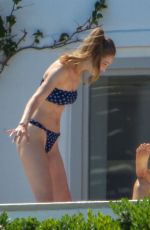 GIGI HADID in Bikini on Vacation in Mykonos 07/28/2019