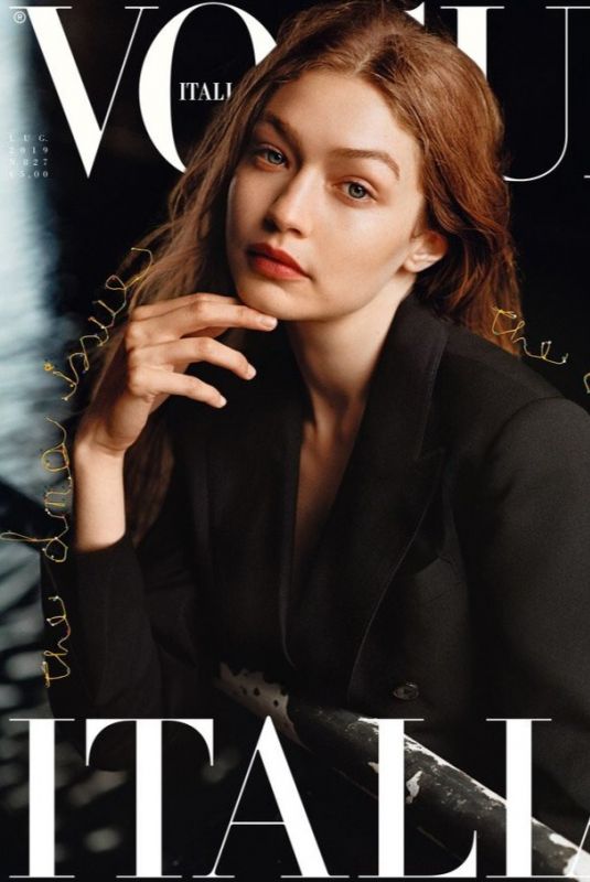GIGI HADID in Vogue Magazine, Italy July 2019