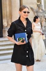 GIGI HADID Leaves Valentino Fashion Show in Paris 07/03/2019