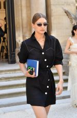 GIGI HADID Leaves Valentino Fashion Show in Paris 07/03/2019