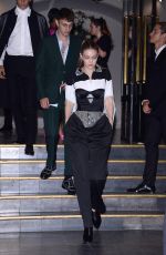 GIGI HADID Leaves Vogue Dinner in Paris 07/02/2019