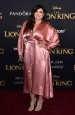 GINA CARANO at The Lion King Premiere in Hollywood 07/09/2019
