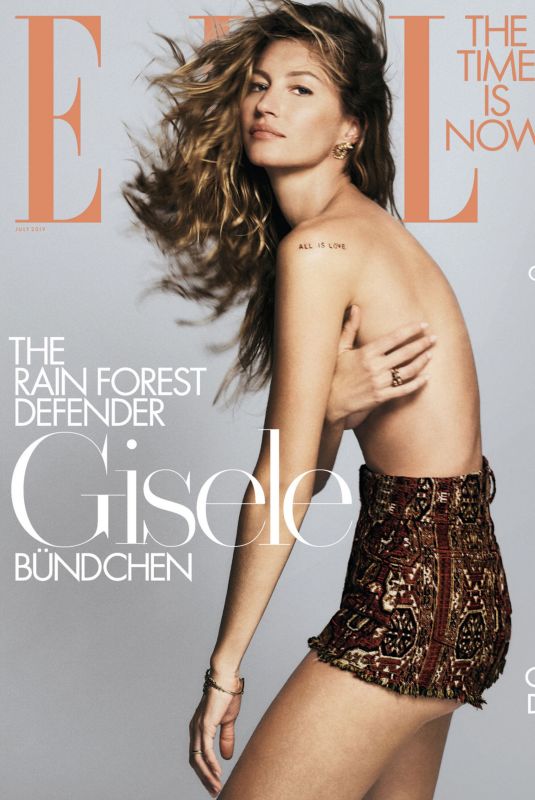 GISELE BUNDCHEN in Elle Magazine, Ju;y 2019