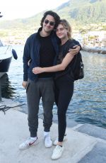 GRACE VAN PATTEN Arrives at Regina Isabella Hotel in Ischia 07/13/2019