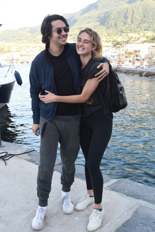 GRACE VAN PATTEN Arrives at Regina Isabella Hotel in Ischia 07/13/2019