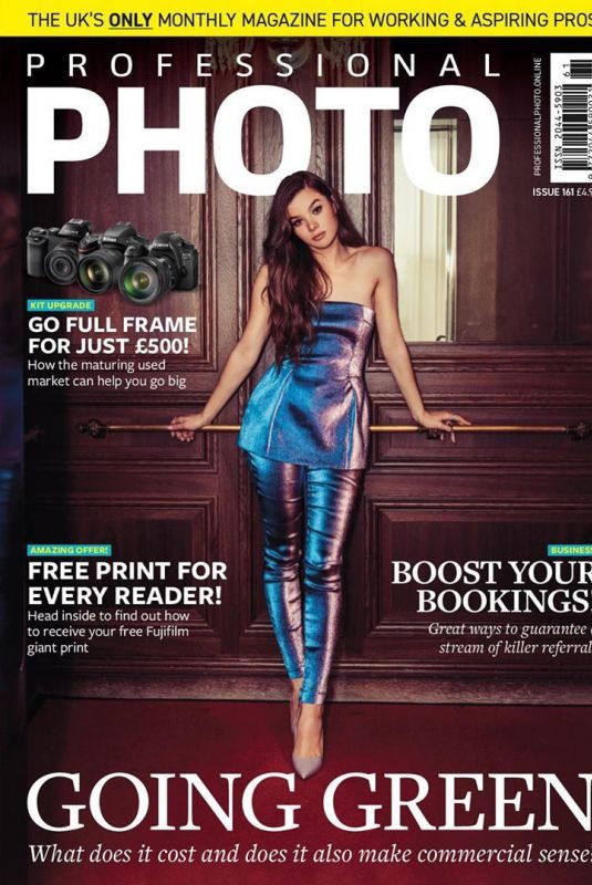 HAIEE STEINFELD on the Cover of Professional Photo Magazine, UK July 2019