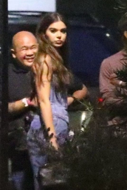 HAILEE STEINFELD Arrives at Billie Eilish Concert in Los Angeles 07/11/2019