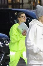 HAILEY and Justin BIEBER at a Hockey Game Practice in Los Angeles 07/02/2019