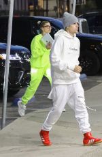 HAILEY and Justin BIEBER at a Hockey Game Practice in Los Angeles 07/02/2019