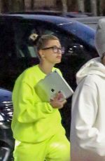 HAILEY and Justin BIEBER at a Hockey Game Practice in Los Angeles 07/02/2019