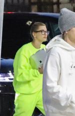 HAILEY and Justin BIEBER at a Hockey Game Practice in Los Angeles 07/02/2019