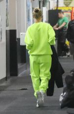 HAILEY and Justin BIEBER at a Hockey Game Practice in Los Angeles 07/02/2019