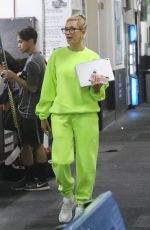 HAILEY and Justin BIEBER at a Hockey Game Practice in Los Angeles 07/02/2019