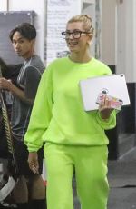 HAILEY and Justin BIEBER at a Hockey Game Practice in Los Angeles 07/02/2019