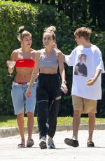 HAILEY and Justin BIEBER Out and About in Beverly Hills 07/02/2019