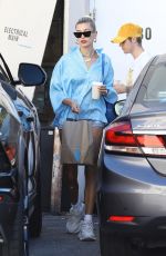 HAILEY and Justin BIEBER Out for Coffee in Beverly Hills 07/19/2019