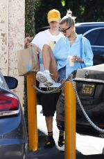 HAILEY and Justin BIEBER Out for Coffee in Beverly Hills 07/19/2019