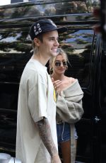 HAILEY and Justin BIEBER Out for Lucnh at Il Pastaio in Beverly Hills 07/03/2019