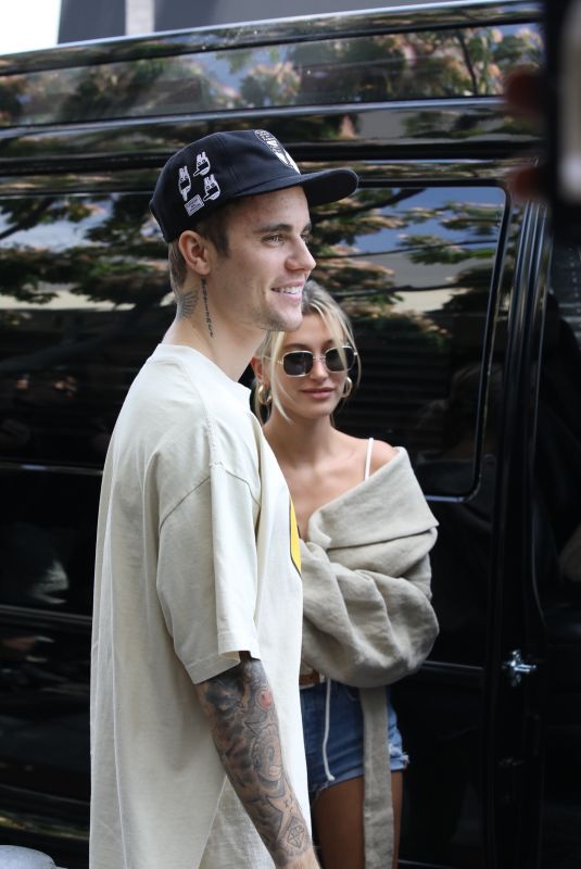 HAILEY and Justin BIEBER Out for Lucnh at Il Pastaio in Beverly Hills 07/03/2019