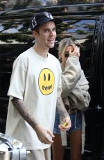 HAILEY and Justin BIEBER Out for Lucnh at Il Pastaio in Beverly Hills 07/03/2019