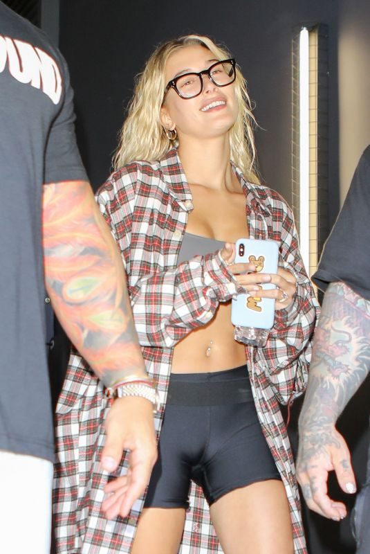HAILEY BIEBER at a Gym in Los Angeles 07/27/2019