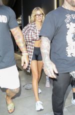 HAILEY BIEBER at a Gym in Los Angeles 07/27/2019
