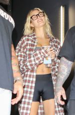 HAILEY BIEBER at a Gym in Los Angeles 07/27/2019