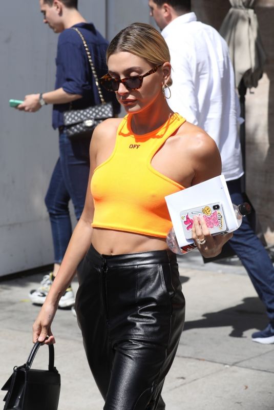HAILEY BIEBER Out in Los Angeles 07/09/2019
