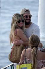 HEIDI KLUM and Tom Kaulitz Out in Capri 07/28/2019