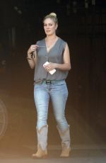 HEIDI MONTAG at a Gym in Los Angeles 07/23/2019