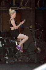 HEIDI MONTAG at a Gym in Los Angeles 07/23/2019