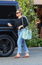 HILARY DUFF at Il Pastaio in Beverly Hills 07/08/2019